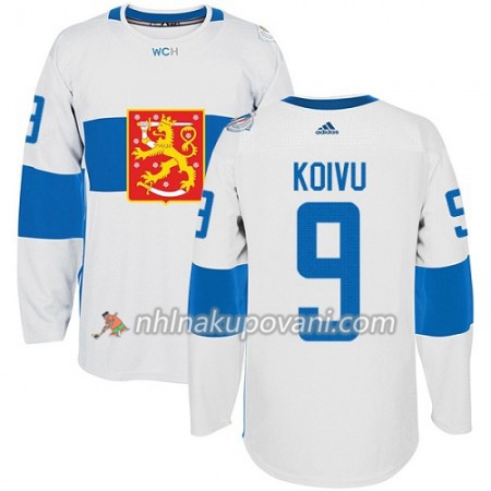 Finsko Dresy Mikko Koivu 9 Světový pohár v ledním hokeji 2016 Bílá Premier - Pánské Finsko Dresy Mikko Koivu 9 Světový pohár v ledním hokeji 2016 Bílá Premier - Pánské